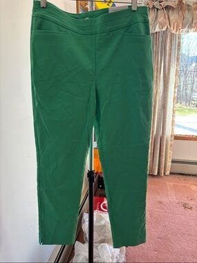 Chico's Emerald Green Slim Ankle Pants